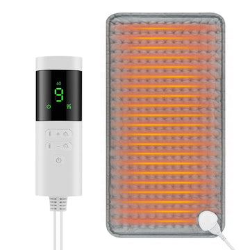 Electric Heating Pad Pet Heat Mat with 9 Levels Constant Temp 4 Mode Timer Body Warming Thermal Mat for Abdomen Hand Thermal Mat