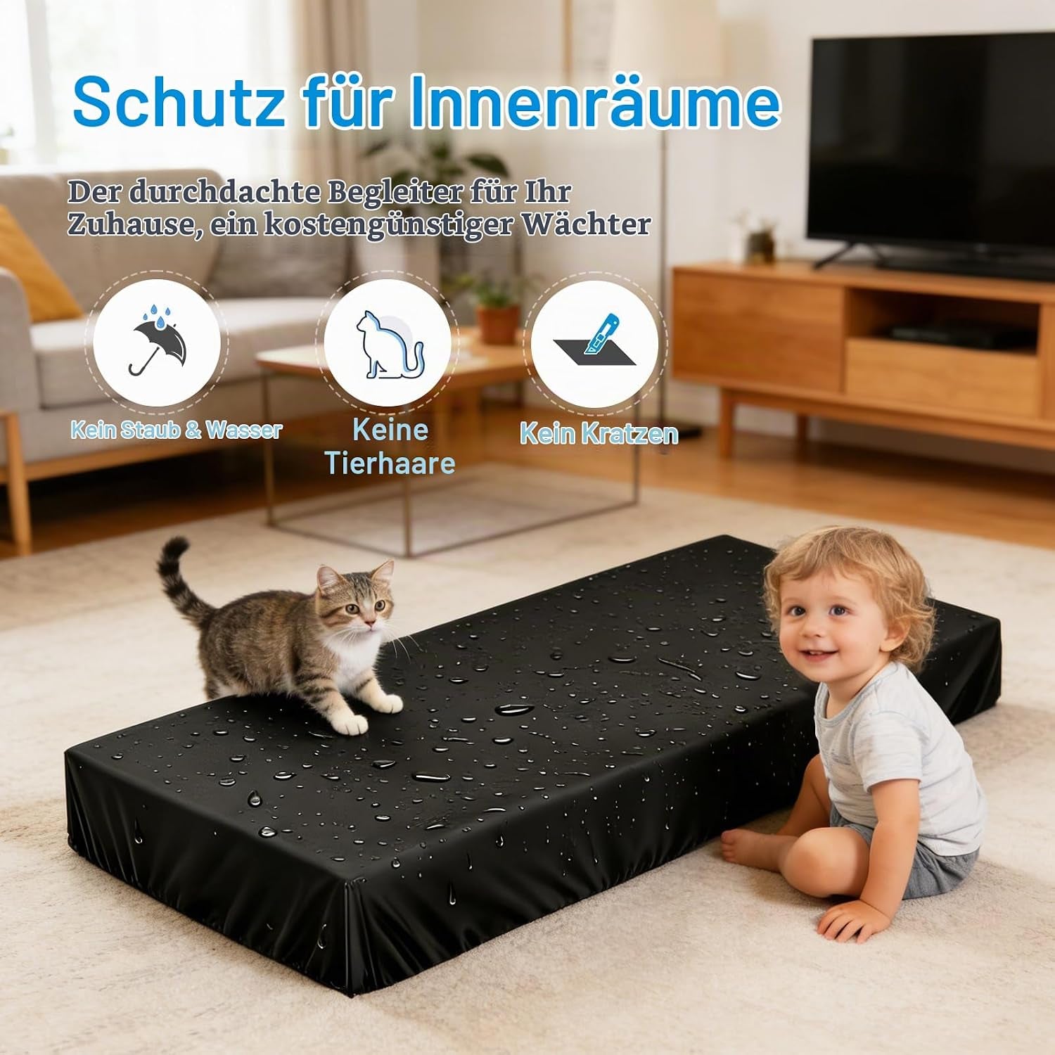 Laufband Abdeckung, Wasserdicht Für Walking Pad 420D, 142X71X16Cm | Laufbandabdeckung Aus Oxford-Gewebe Mit Elastischem Saum, Staubdicht Und Uv-Beständig, Ideal Für Klappbare Laufbänder.