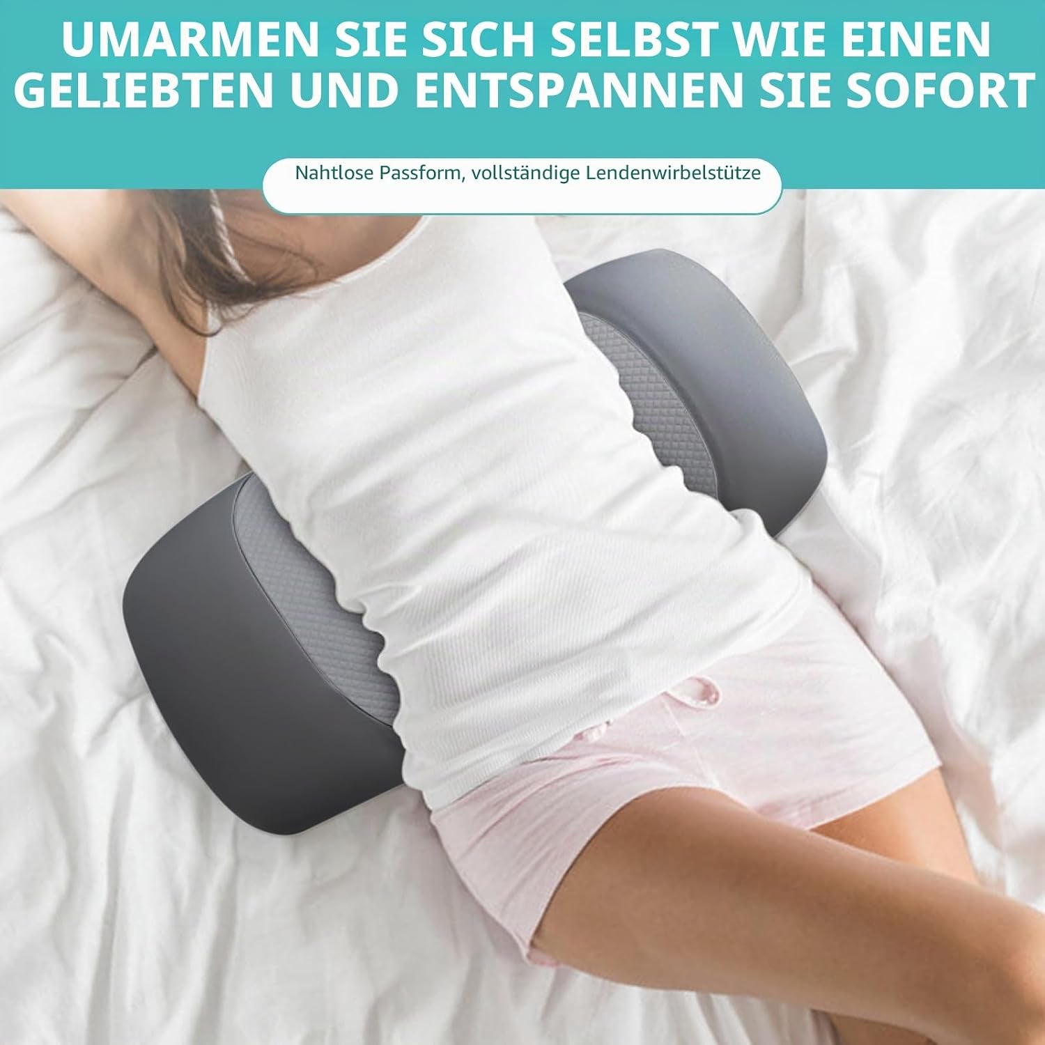 Lendenwirbelkissen, Ergonomisches Rückenkissen, Orthopädisches | Lordosestützkissen Mit Memory Schaum, Lumbar Support Pillow, Lordosenstütze Auto, Lordosenstütze Auto & Bürostuhl
