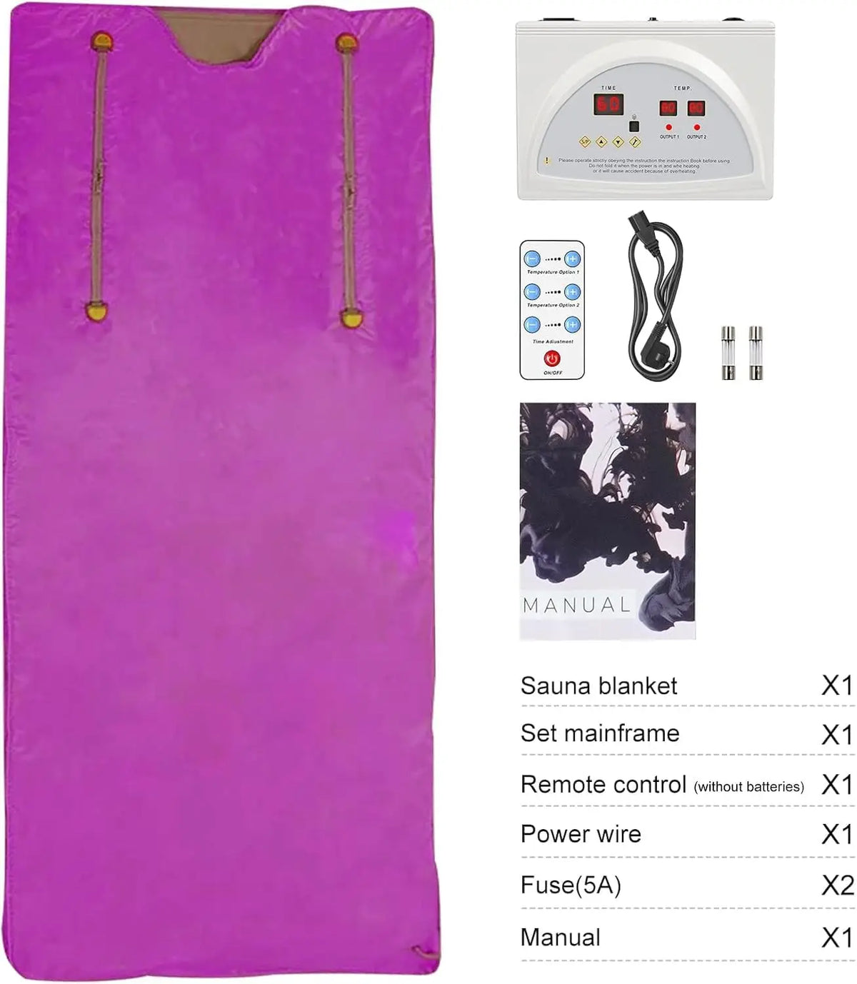 Infrared Sauna Blanket With Remote