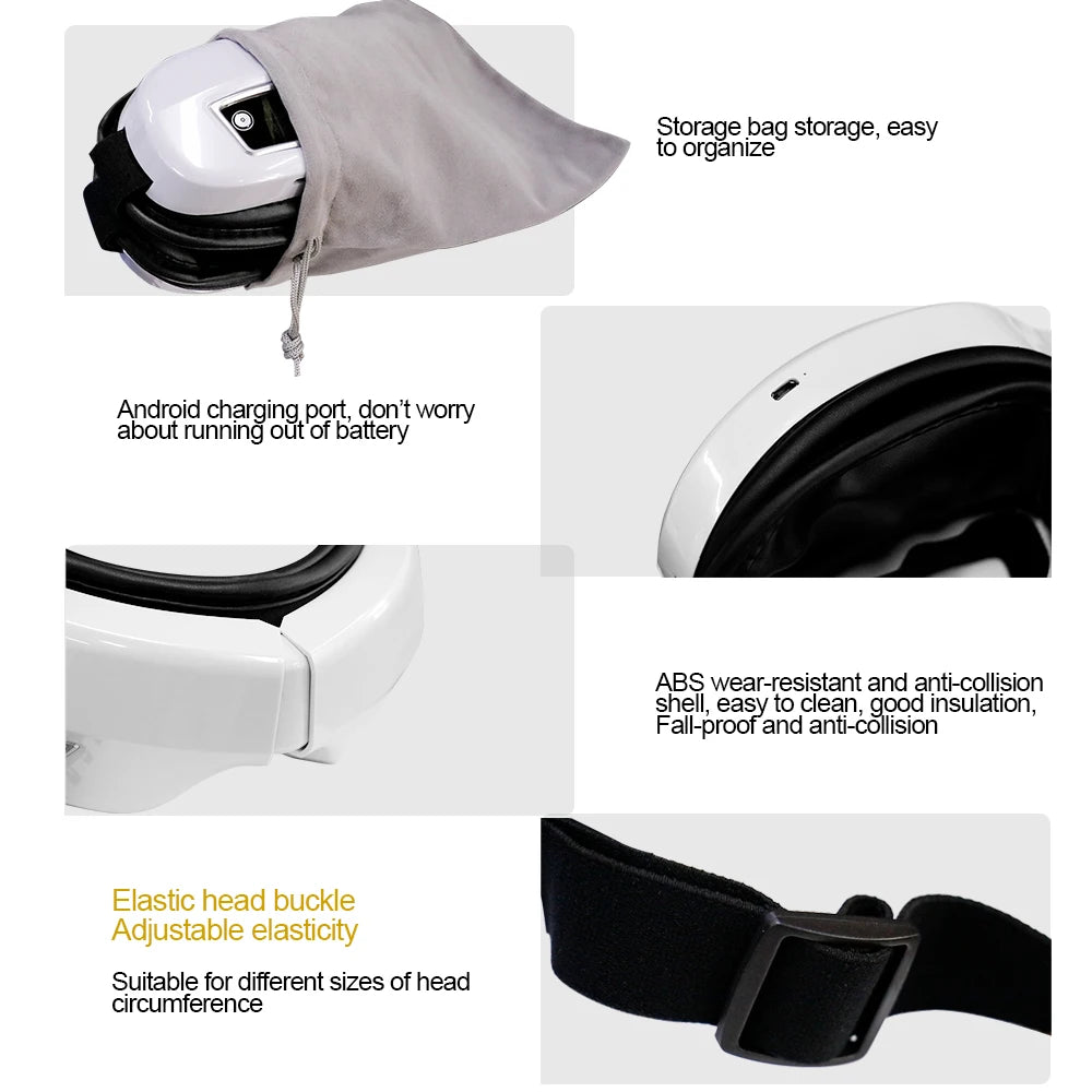 Smart Eye Massager With Bluetooth Music