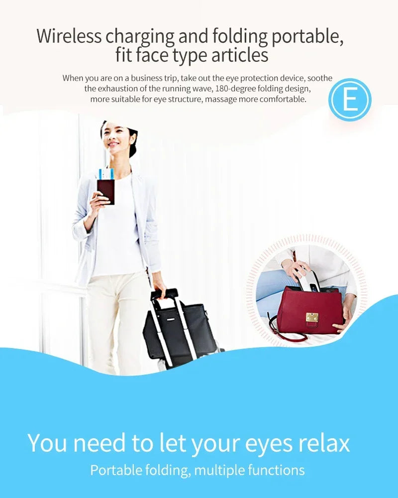 Smart Eye Massager With Bluetooth Music