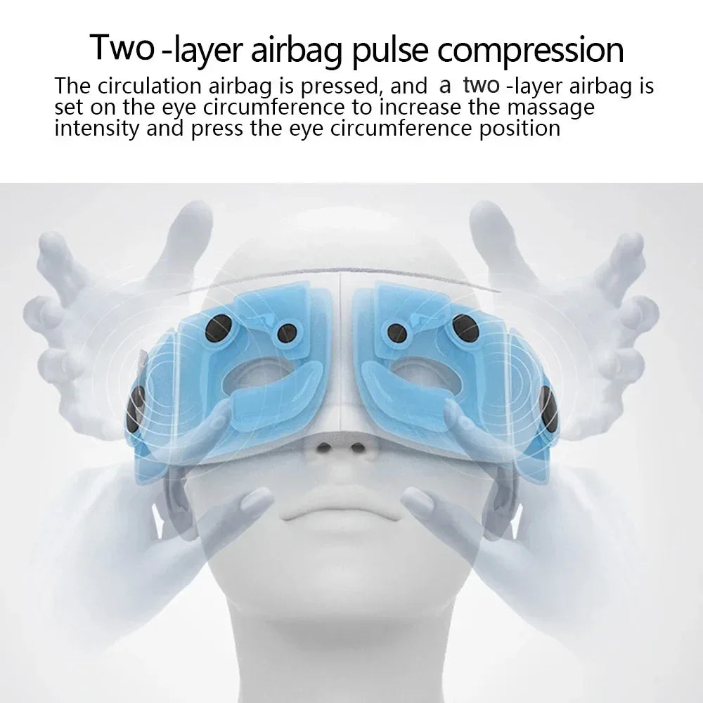 Smart Eye Massager With Bluetooth Music