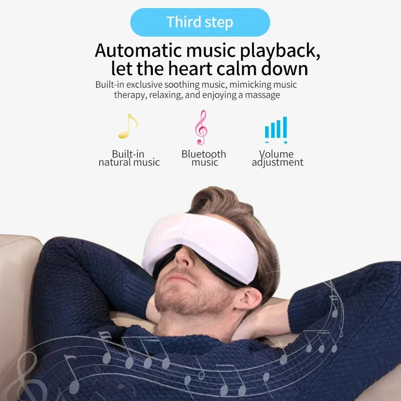 Smart Eye Massager With Bluetooth Music