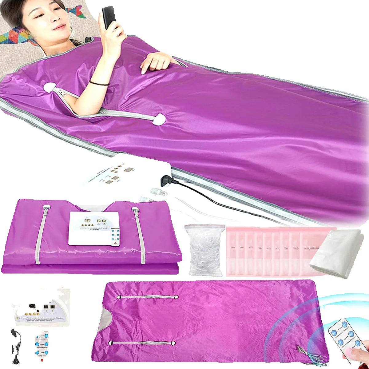 Infrared Sauna Blanket With Remote