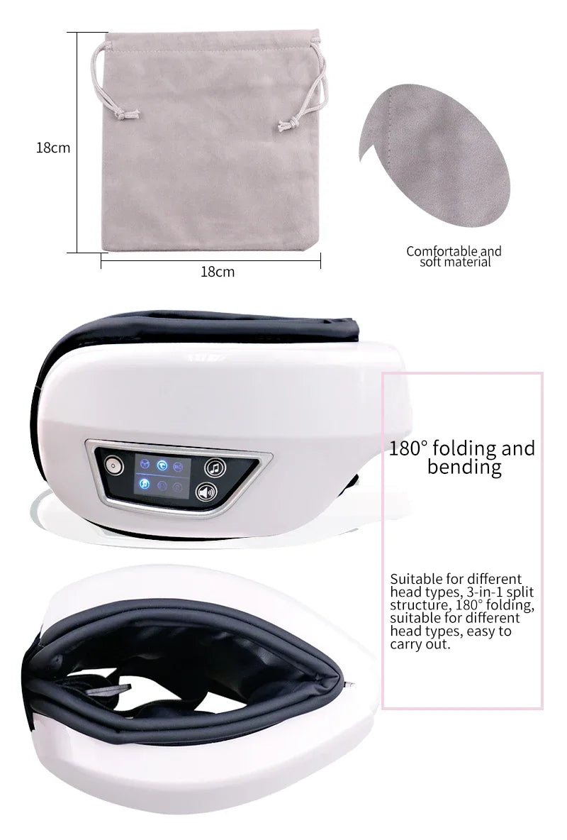 Smart Eye Massager With Bluetooth Music