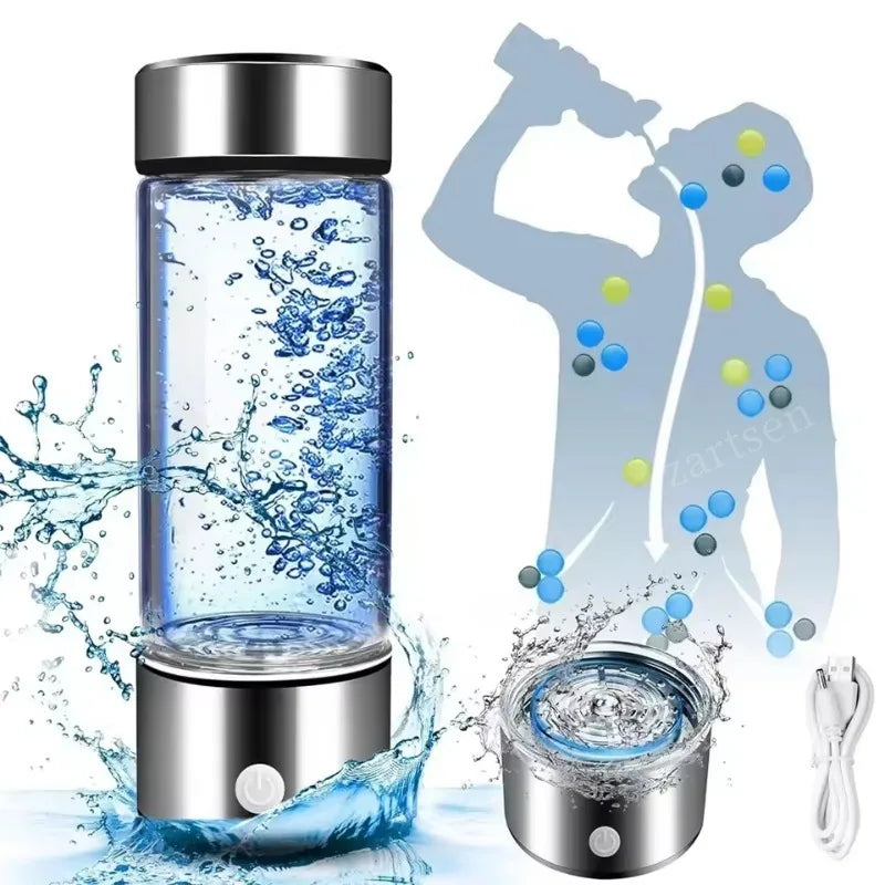 Portable Hydrogen Water Bottle Generator