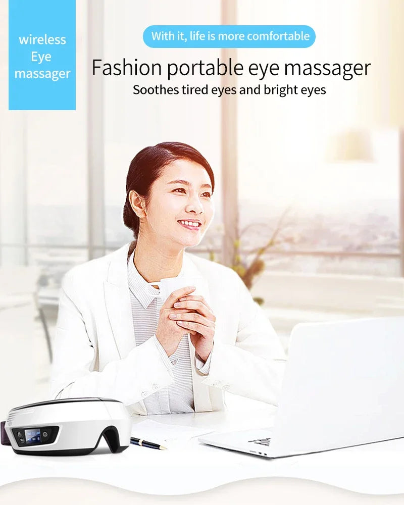 Smart Eye Massager With Bluetooth Music