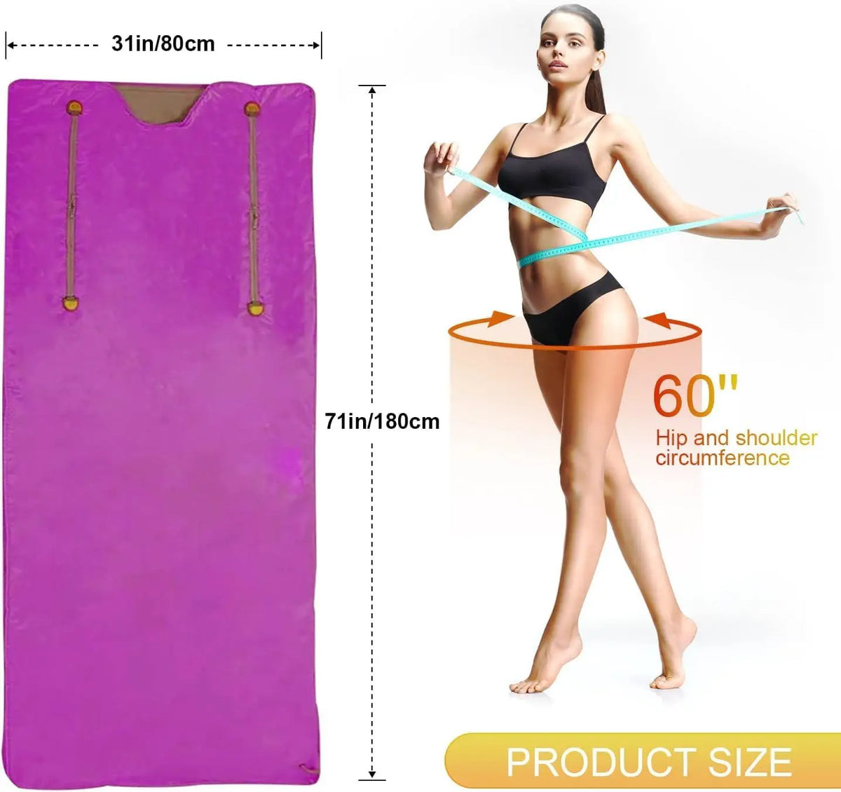 Infrared Sauna Blanket With Remote