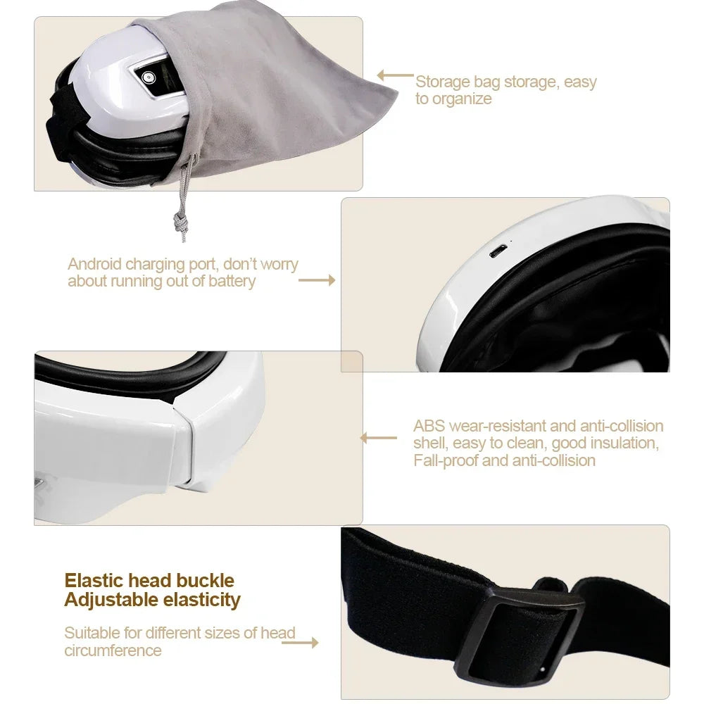 Smart Eye Massager With Bluetooth Music